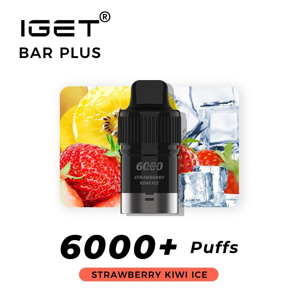 Strawberry Kiwi Ice – Bar Plus – Pod Only | 1. Strawberry Kiwi Ice Strawberry Kiwi Ice – BAR Plus – POD ONLY