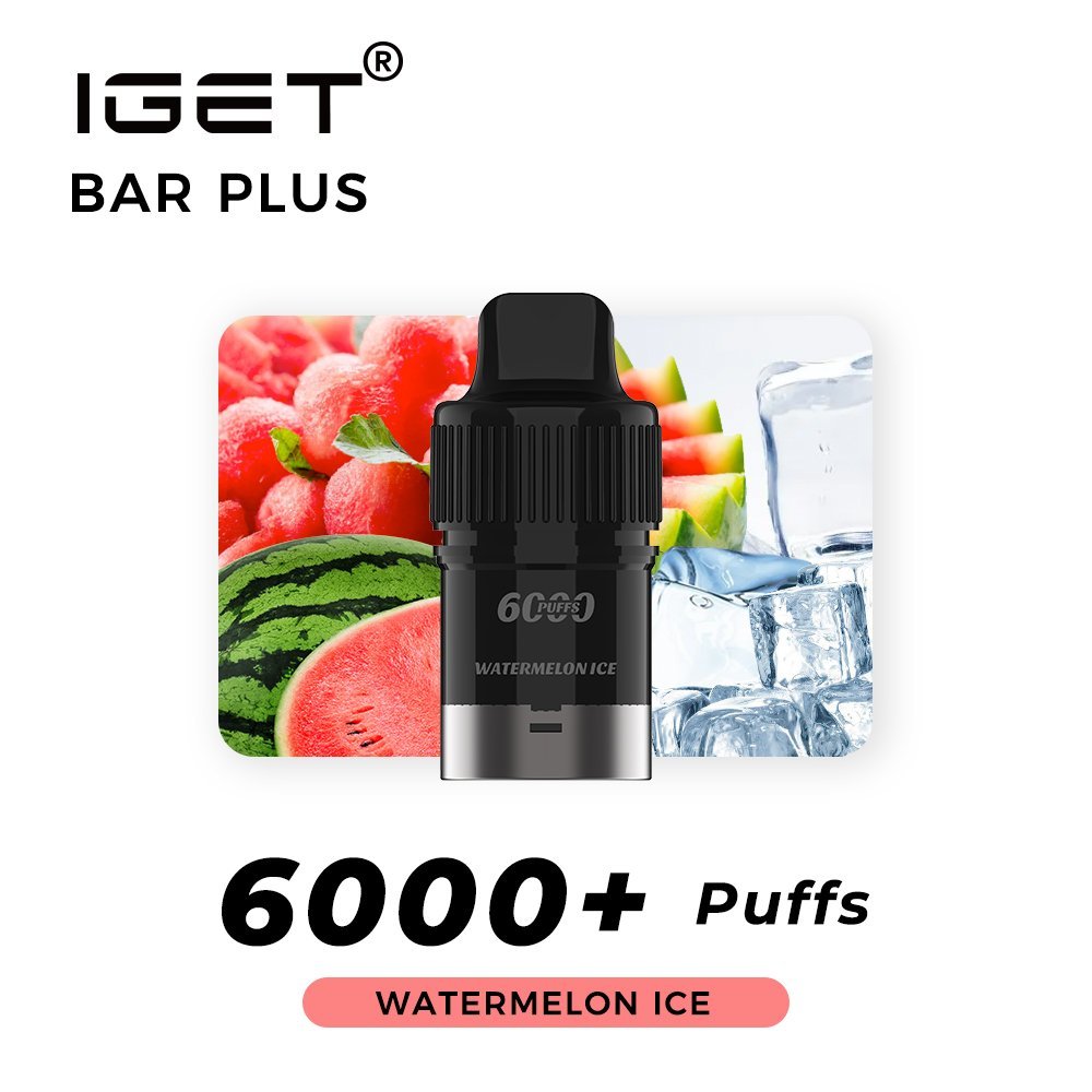 Watermelon Ice – Bar Plus – Pod Only | 8. Watermelon Ice Watermelon Ice – BAR Plus – POD ONLY