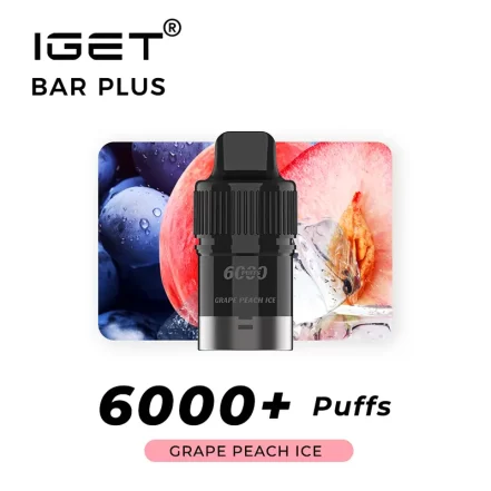 Grape Peach Ice – Bar Plus – Pod Only | Grape Peach Ice Grape Peach Ice – BAR Plus – POD ONLY
