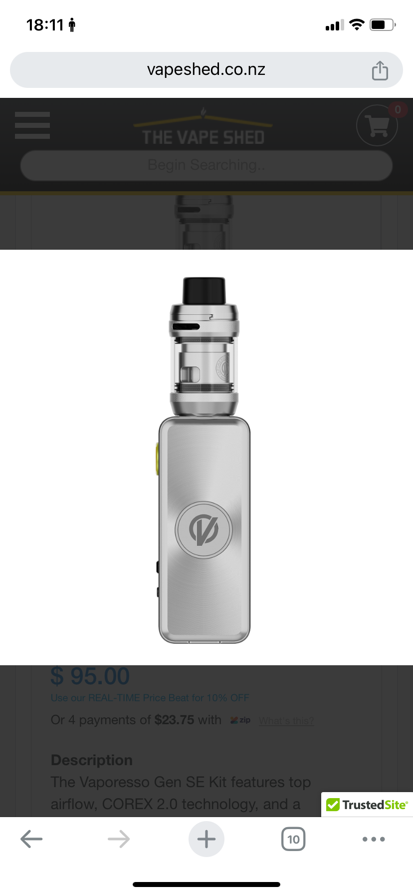Vaporesso Gen Se (Itank T) Kit | Img 0366 Vaporesso Gen SE (iTank T) Kit - Image 4