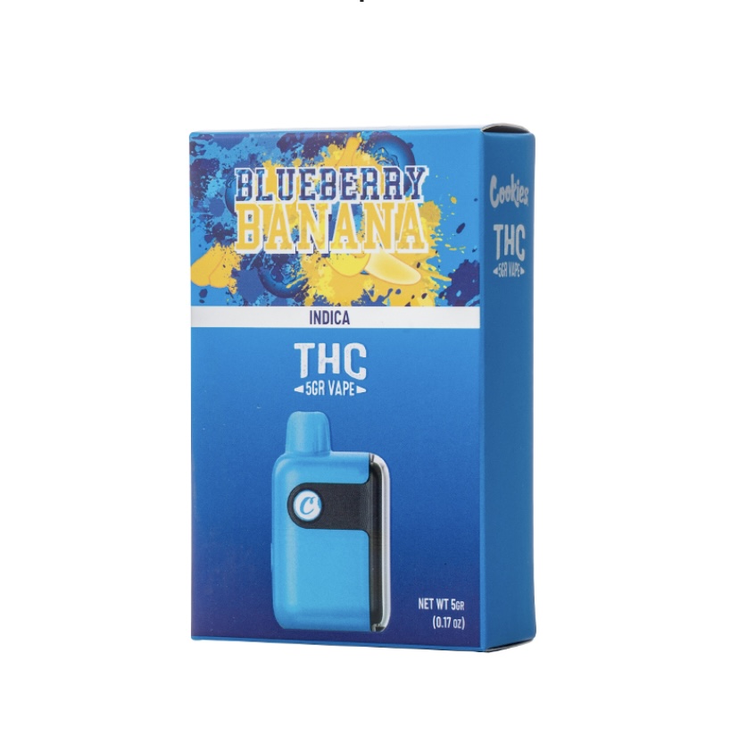 Blueberry Banana Cookies Thc Disposable 5G | Img 1502 Blueberry Banana Cookies THC Disposable 5G