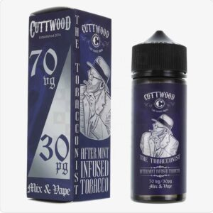 After Mint Infused Tobacco | The Tobacconist by Cuttwood E Liquid | 100ml Short Fill