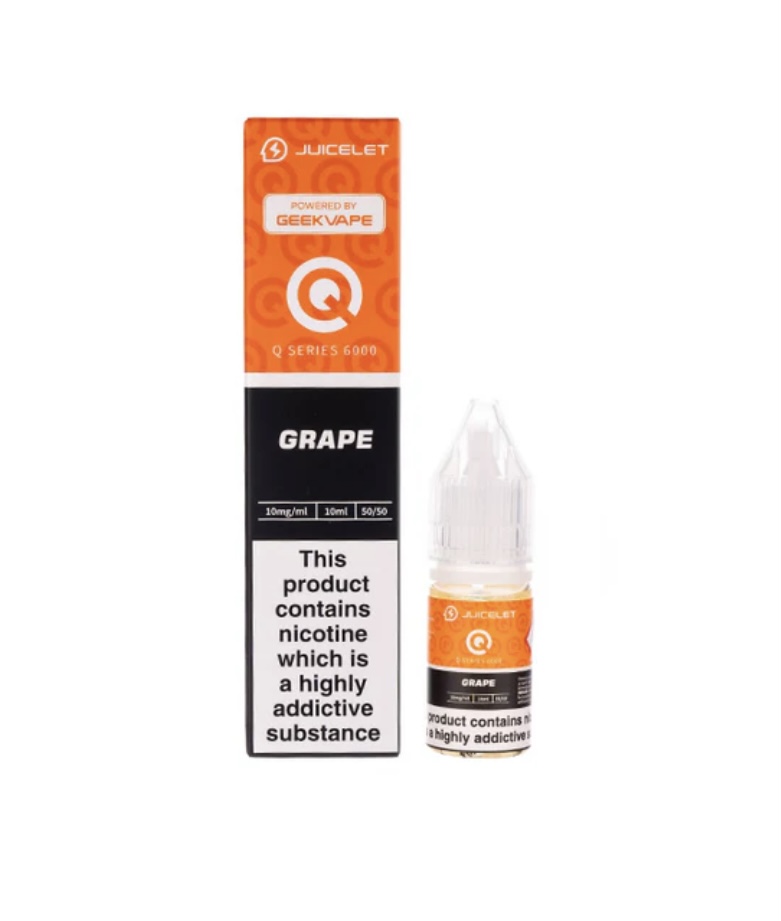 Grape Q Series 6000 Nic Salt E-Liquid By Juicelet | Img 3157 Grape Q Series 6000 Nic Salt E-Liquid by Juicelet
