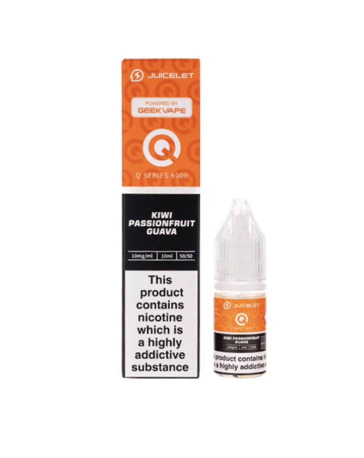 Kiwi Passionfruit Guava Q Series 6000 Nic Salt E-Liquid By Juicelet | Img 3159 Kiwi Passionfruit Guava Q Series 6000 Nic Salt E-Liquid by Juicelet