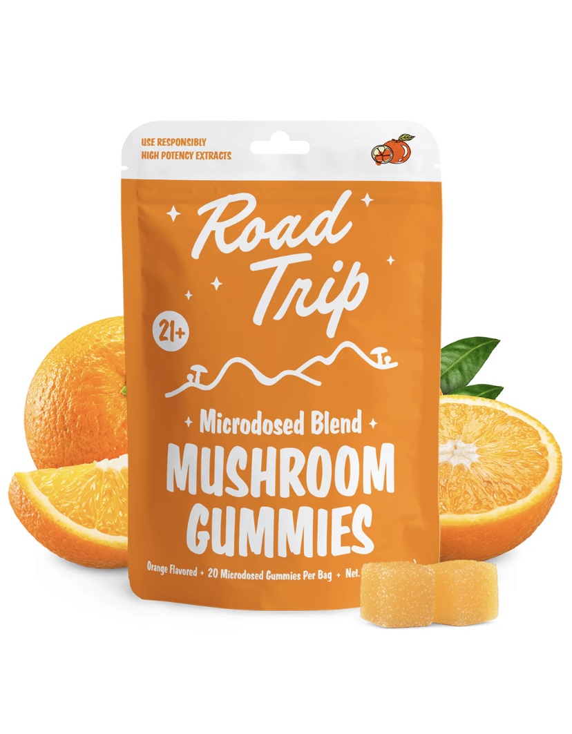 Road Trip - Microdosed Gummies + Functional Mushrooms - Orange | Img 3783 ROAD TRIP - MICRODOSED GUMMIES + FUNCTIONAL MUSHROOMS - ORANGE