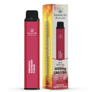 CBD Disposable Vape - Pineapple Raspberry Fusion (2000mg)