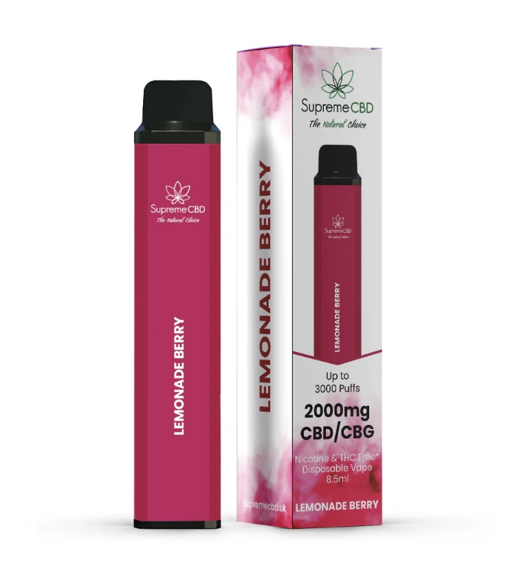 Cbd Disposable Vape - Lemonade Berry (2000Mg) | Img 3819 CBD Disposable Vape - Lemonade Berry (2000mg)