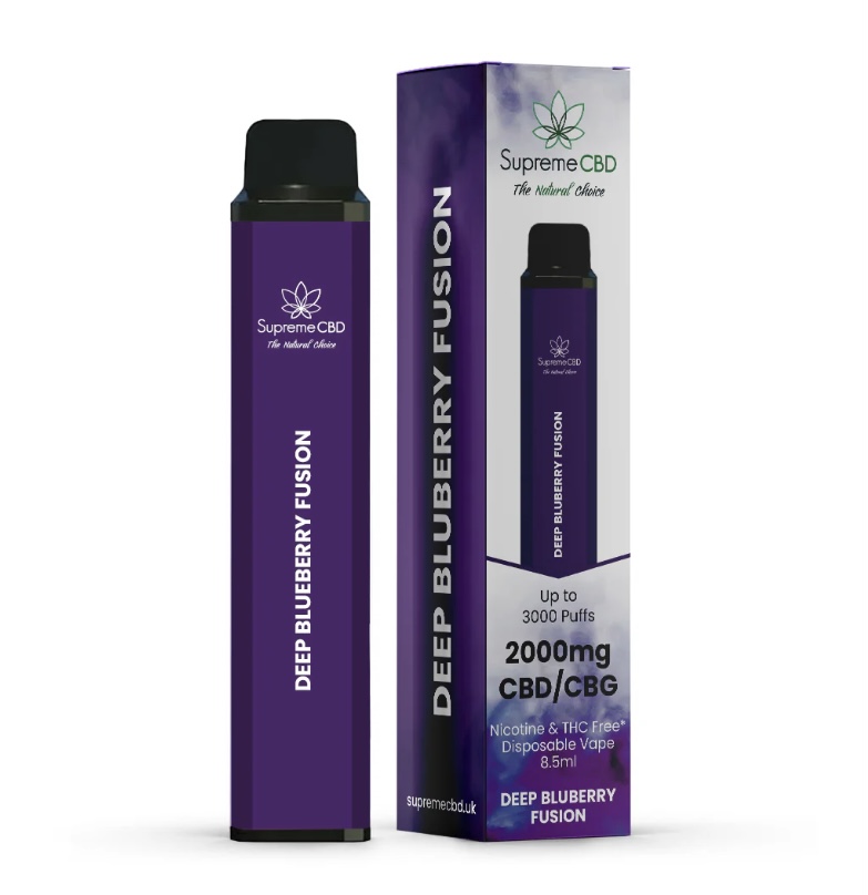 Cbd Disposable Vape - Deep Blueberry Fusion (2000Mg) | Img 3820 CBD Disposable Vape - Deep Blueberry Fusion (2000mg)