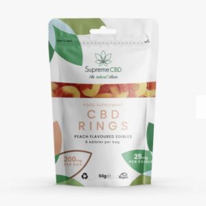 CBD Gummy Peach Rings Grab Bag (200mg)