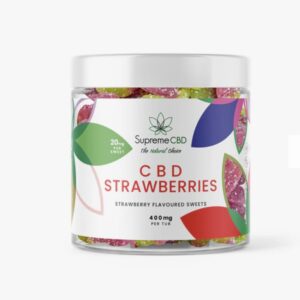 CBD Gummy Strawberries (400mg)