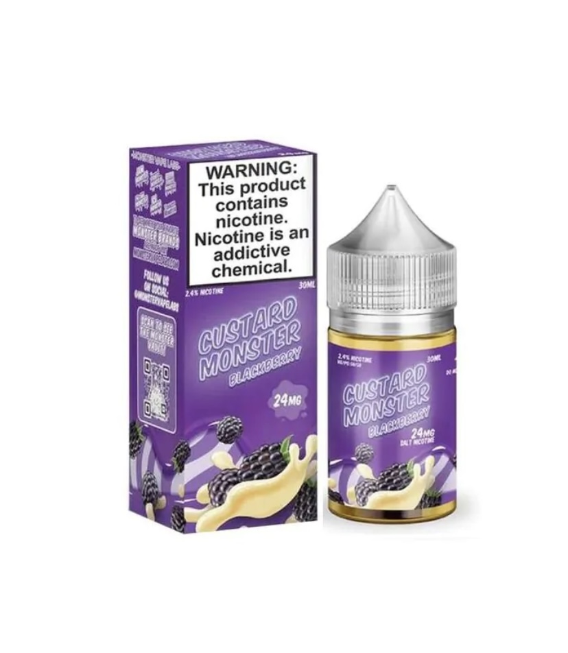 Blackberry Salt Custard Monster 30Ml | Img 4143 BLACKBERRY SALT CUSTARD MONSTER 30ML