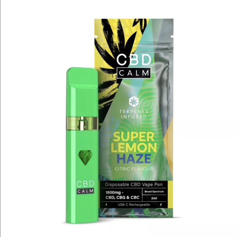 Super Lemon Haze – Cbd Terpenes 1800Mg Disposable Vape | Cbd Calm | Img 5182 Super Lemon Haze – CBD Terpenes 1800mg Disposable Vape | CBD Calm