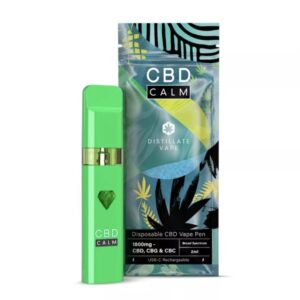 Natural - CBD Distillate 1800mg Disposable Vape | CBD Calm