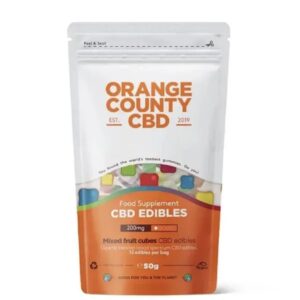 Orange County CBD Mixed Fruit Cubes 200mg