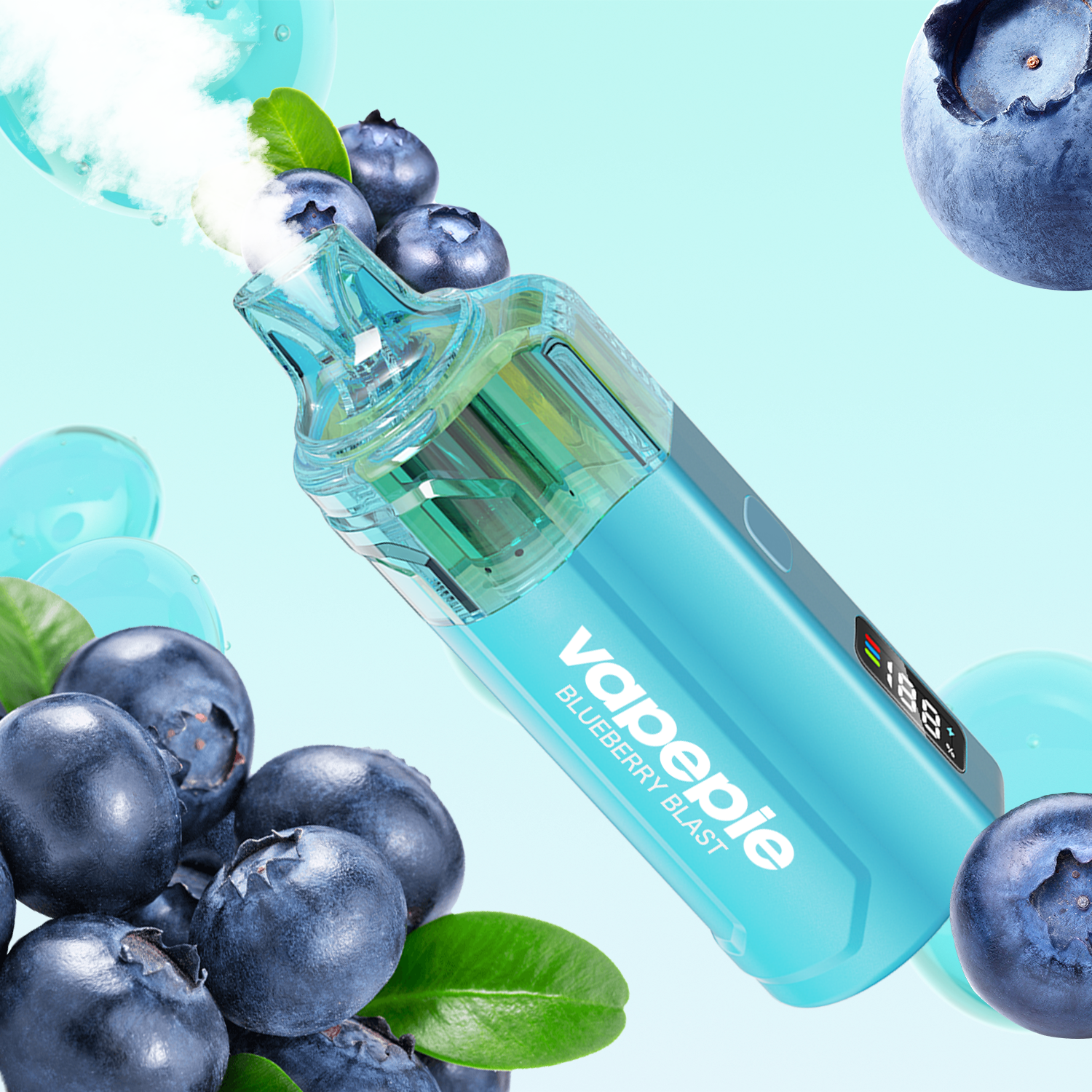 Vapepie Crystal Pop 15000 Puffs Blueberry Blast