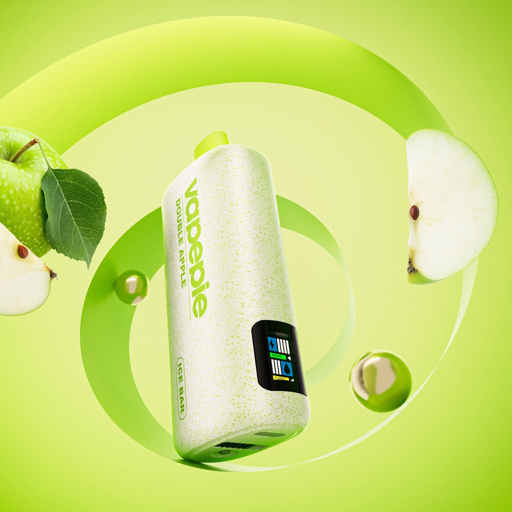 Vapepie Powergo 9800 Puffs Double Apple