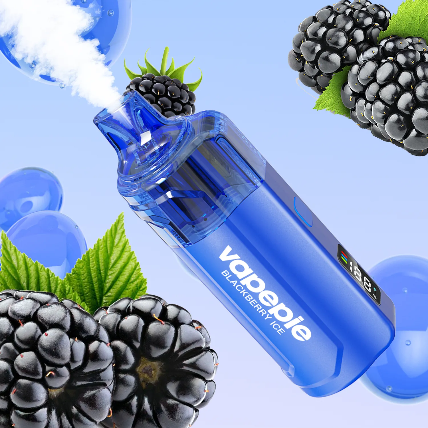 Vapepie Crystal Pop 15000 Puffs Blackberry Ice