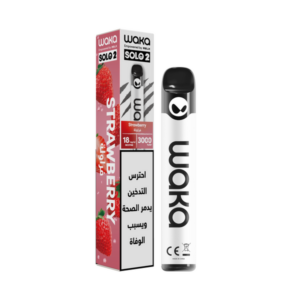 WAKA solo 2 3000 puffs - Strawberry 2%